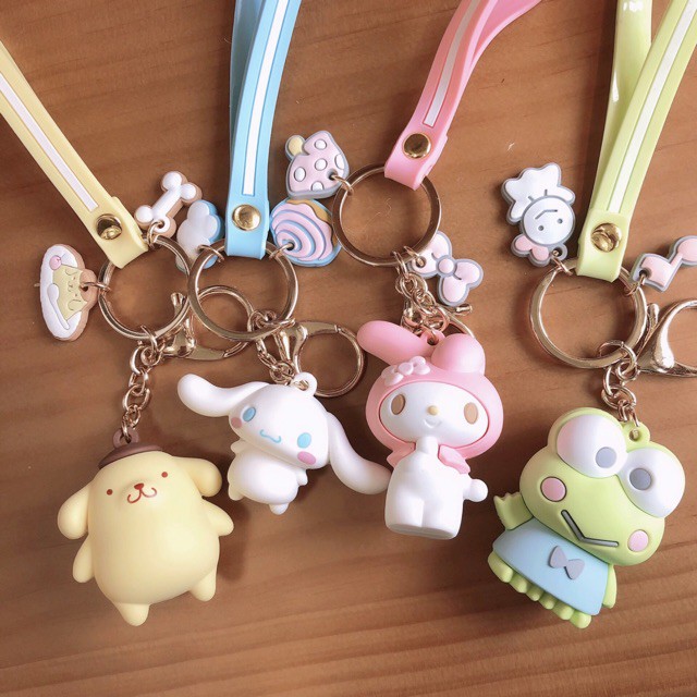 Móc khóa charm hoạt hình động vật xinh xắn