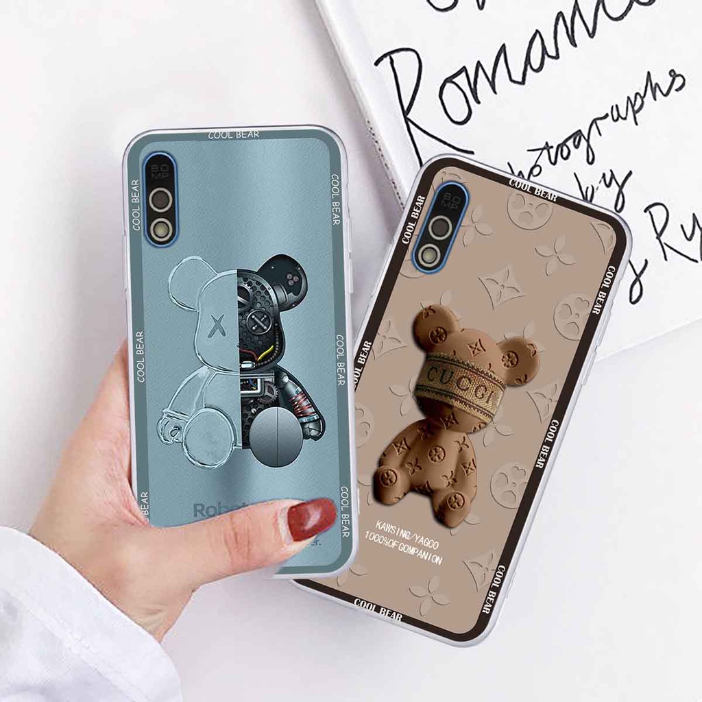 Ốp Vsmart Bee / Bee 3 bear brick, gấu đáng yêu, dễ thương