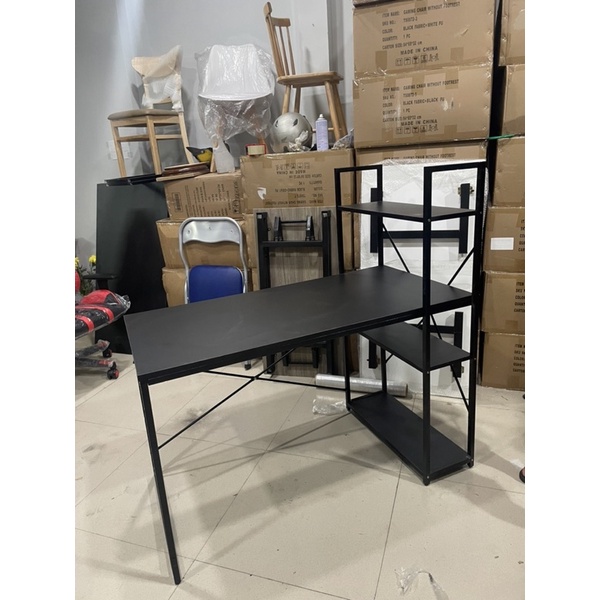 Bàn làm việc 3 kệ đựng PC ,đồ đạc tiện lợi size 1m2x60x75 - Tháo ráp tiện lợi