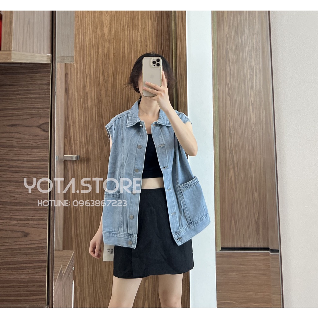 Áo khoác jeans gile - GL01