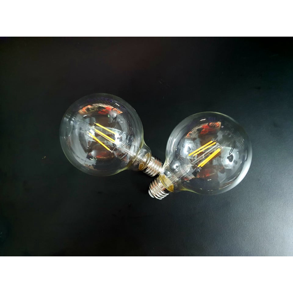 ĐÈN LED EDISON G95 ÁNH SÁNG MÀU VÀNG TRANG TRÍ NỘI THẤT, NHÀ CỬA, TIẾT KIỆM ĐIỆN, 4W