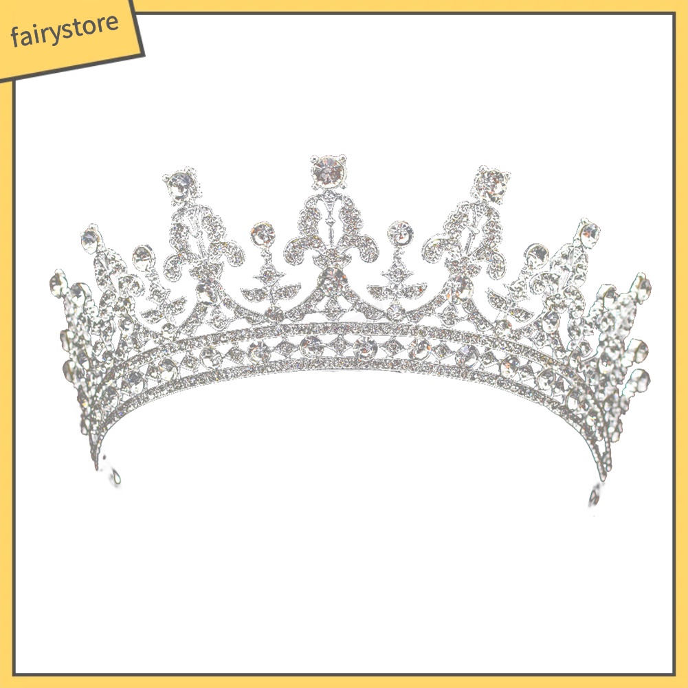 Vương miện đội đầu đính kim cương lấp lánh sang trọng công chúa cho nữ