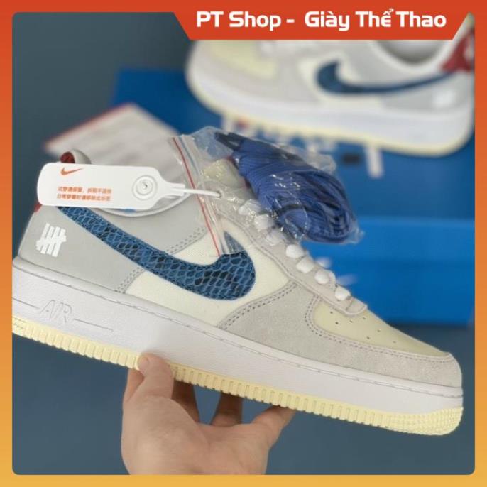 [FreeShip+ Hàng Xịn] Giày AF1 dunk vệt xanh og đủ size nam nữ, Giầy AF1 Xám Kem xanh đỏ da lộn Hót trend