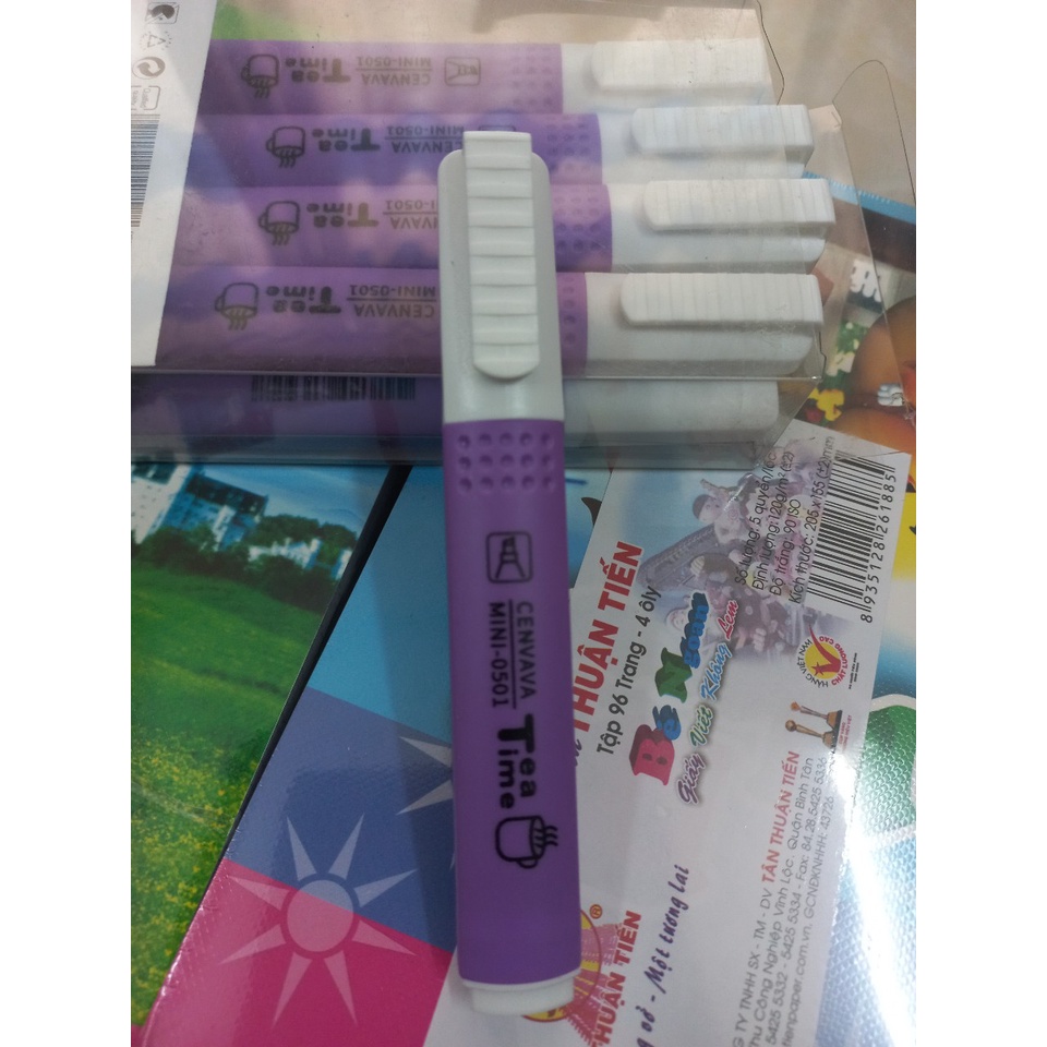 Bút Dạ Quang Mini Cenvava 0501 nét 4mm