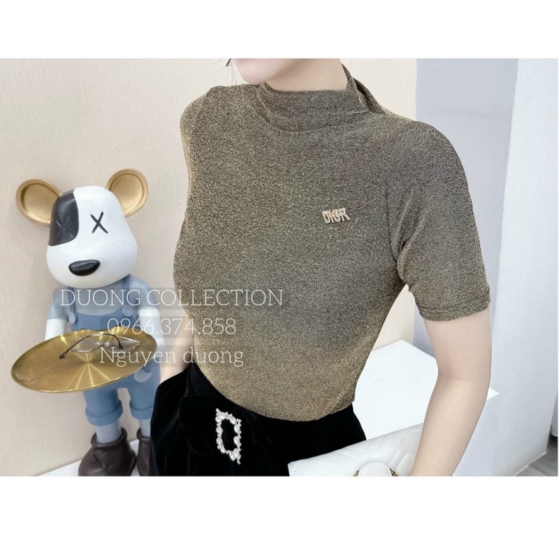 ÁO NHŨ CỔ 3P TAY CỘC KÈM TAG CÀI MS80001