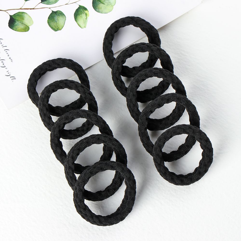 10 dây buộc tóc co giãn phối màu thời trang dành cho nữ