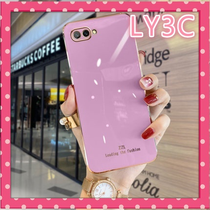 Ốp Điện Thoại Silicone Mềm Mạ Điện LY3C Cho iPhone 7 plus / 8 plus / 7 / 8 / se 2020 / 6 / 6s plus / x / xs max / xr