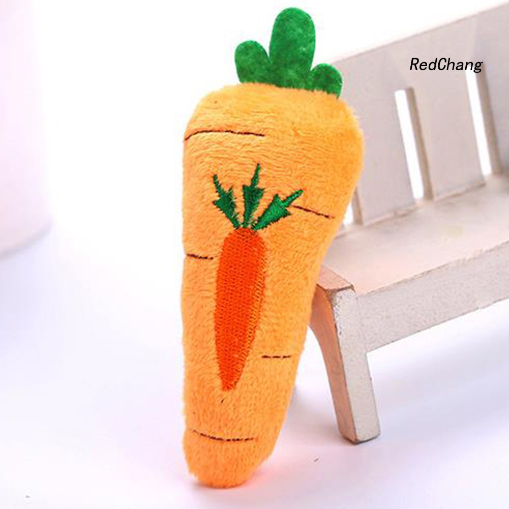 Gối Bông Đồ Chơi Cho Mèo Hình Trái Dứa / Cà Rốt / Quả Dứa