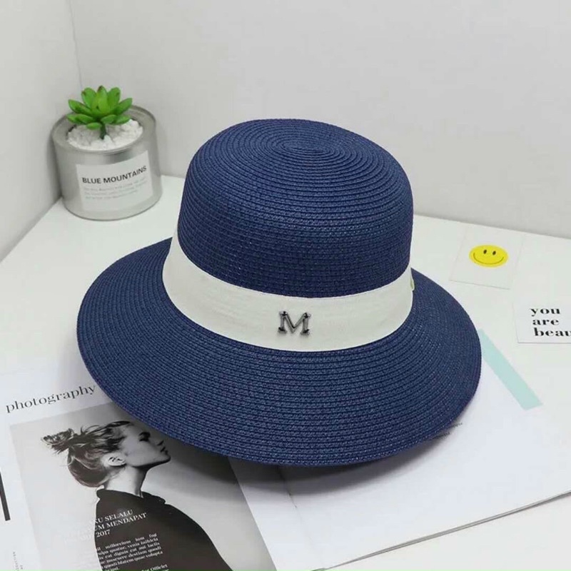Mũ Cói Đi Biển **FREESHIP**Nón Cói Nữ Rộng Vành Chữ M- Form Chuẩn Đẹp Nhiều Màu Hot 2021