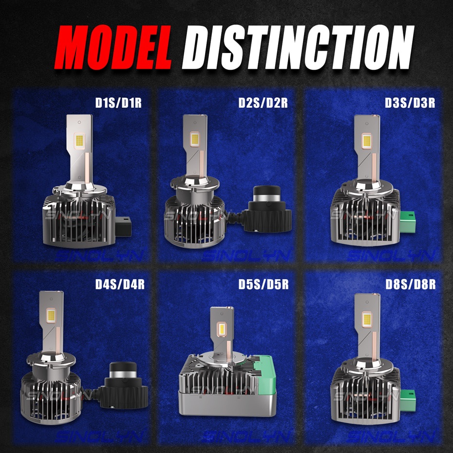 Bóng Đèn Pha LED D1S D2S D2R D3S D4S D4R D5S D8S