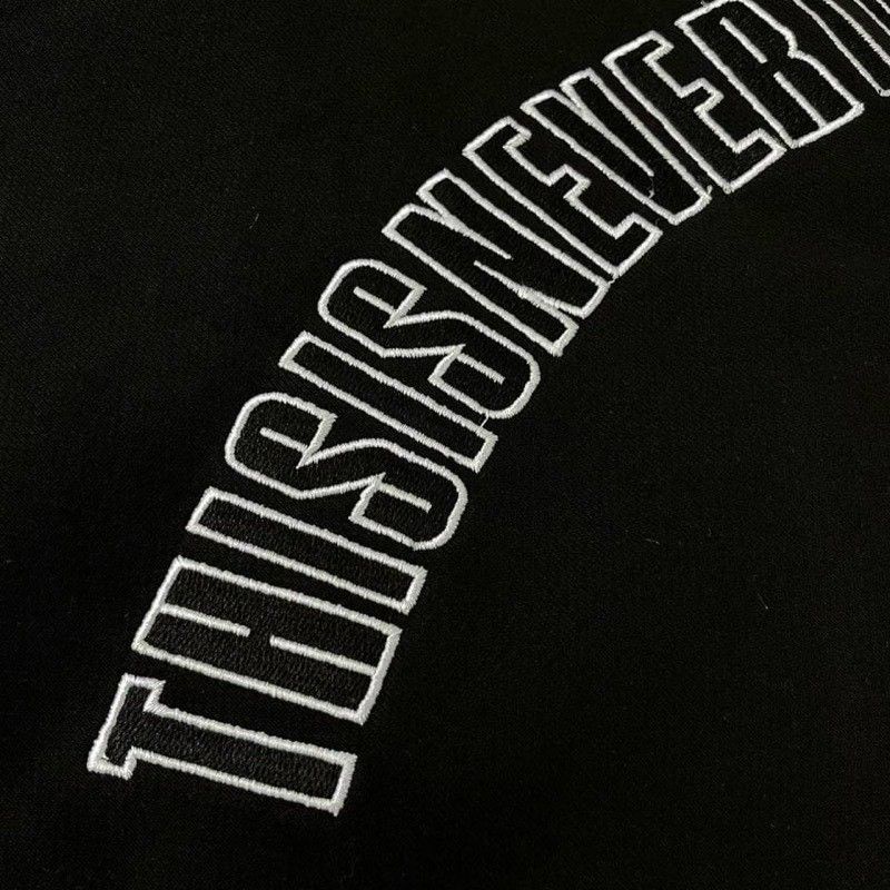 Áo khoác hoodie nerverthat có nón chất nỉ ngoại cao cấp chữ thêu, mẫu áo hoodie nữ có zip kéo thời trang ulzzang