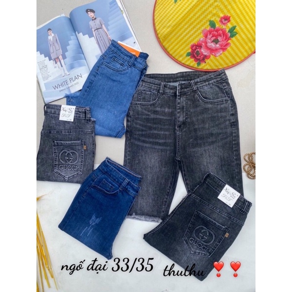 QUẦN JEANS NGỐ NỮ CO GIÃN