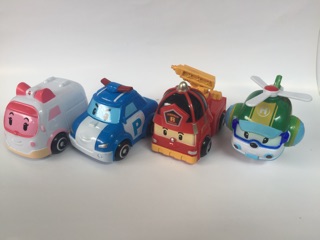 Bộ 4 xe ROBOCar (PoLi, Roy, Ampe, Helly)