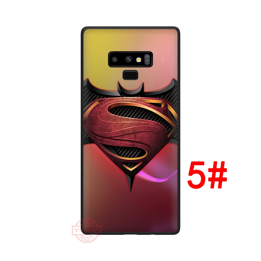 Ốp Điện Thoại Silicon Họa Tiết Batman Vs Superman Cho Samsung Galaxy S7 Edge S8 S9 S10 Plus Note 8 9 114z