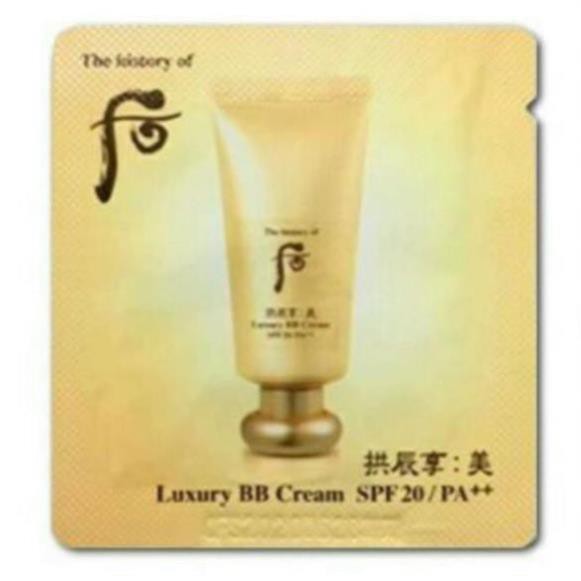 kem nền bb cho lớp nền trong suốt chuẩn hàn luxury bb cream whoo