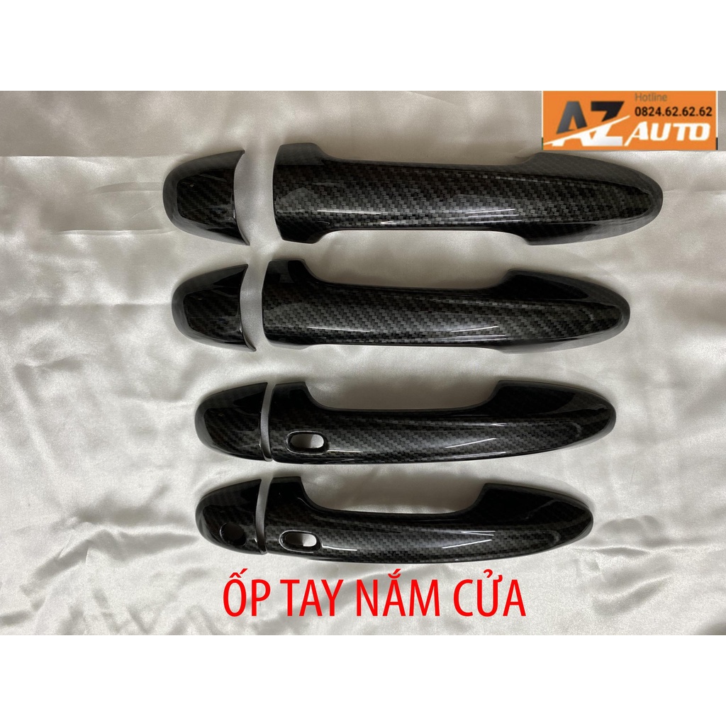 Ốp tay nắm hõm cửa xe Toyota Fortuner 2017-2022