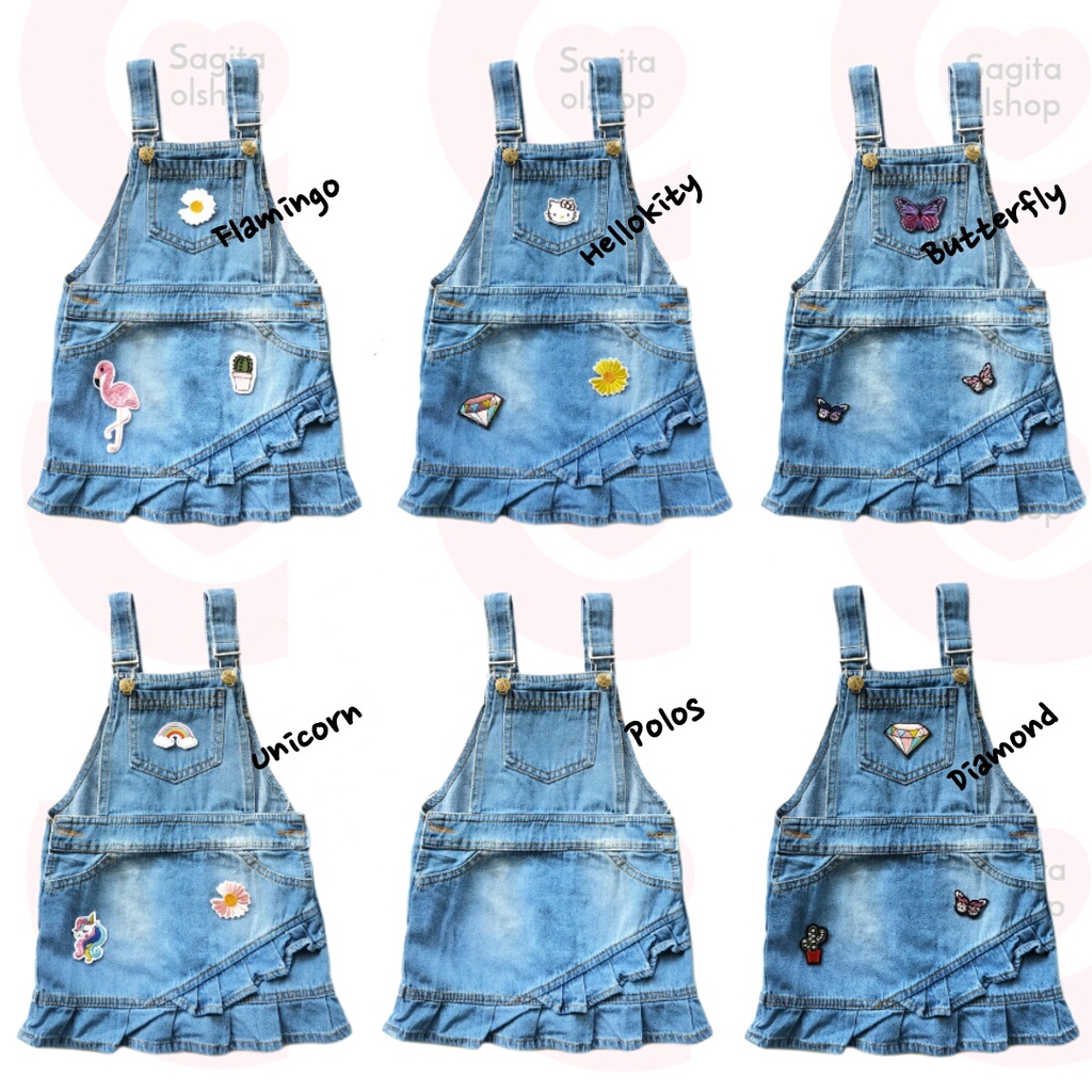 Quần Yếm Jean Phối Ren Xinh Xắn Dành Cho Bé Gái 1-8 Tuổi