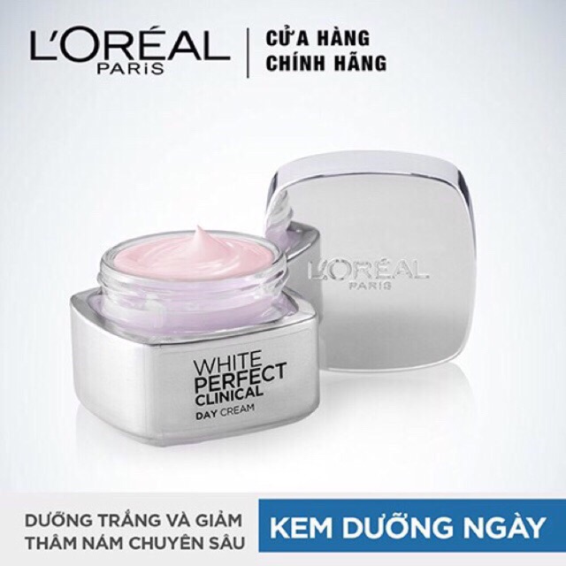 Bộ 02 Kem Dưỡng Làm Sáng Da Giảm Thâm Nám Ngày Và Đêm L'Oreal Paris White Perfect Clinical | BigBuy360 - bigbuy360.vn