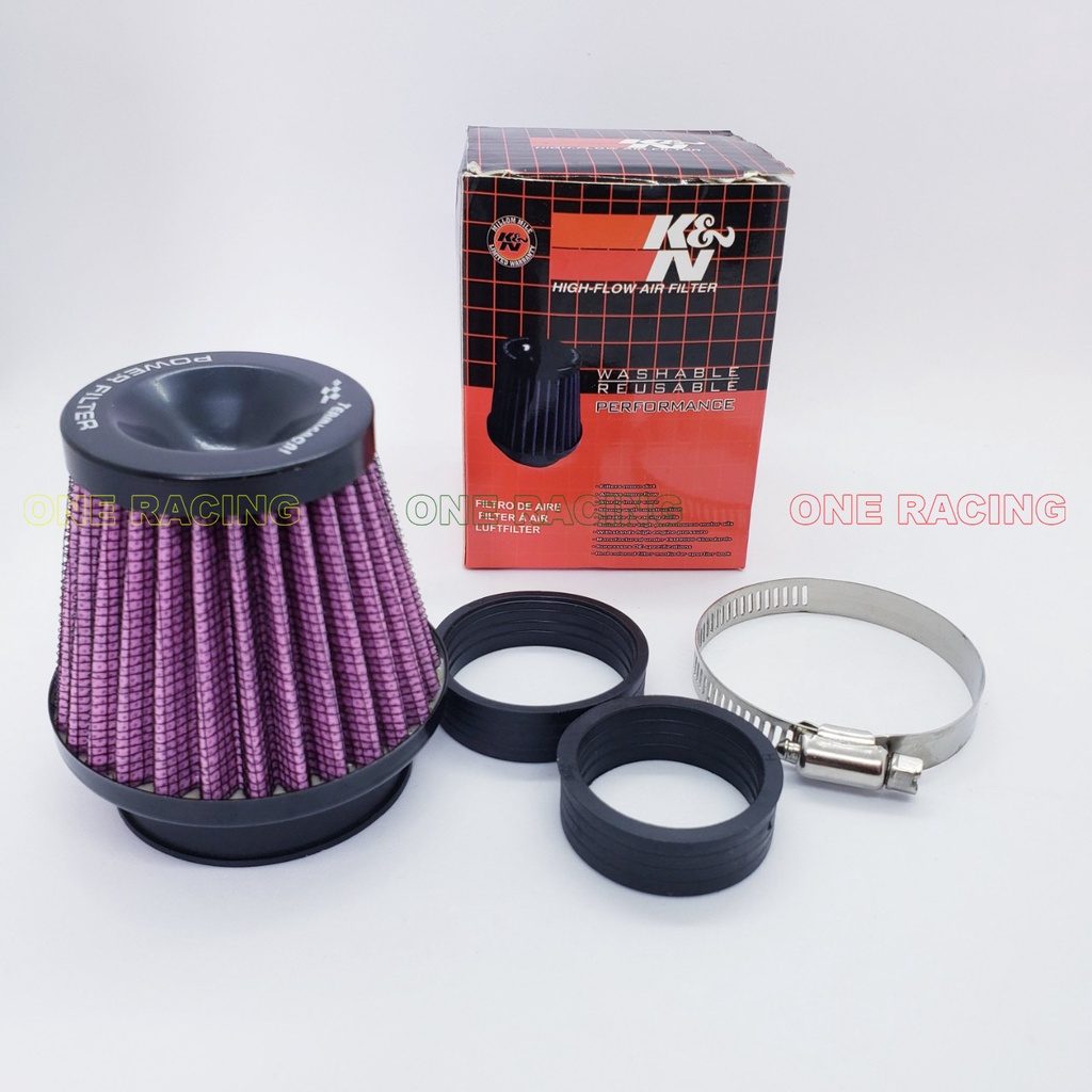 Lọc gió trụ KN bánh ú nấm Kèm 2 co cao su gắn các dòng xe hiện nay