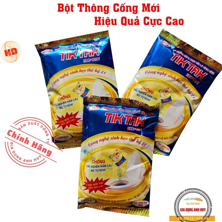 Bột thông cống Cực mạnh hàn Quốc sử lý tắc ngẽn bồn rửa bát và bồn cầu hiệu quả hộp màu xanh Shop Movava - BTCM1