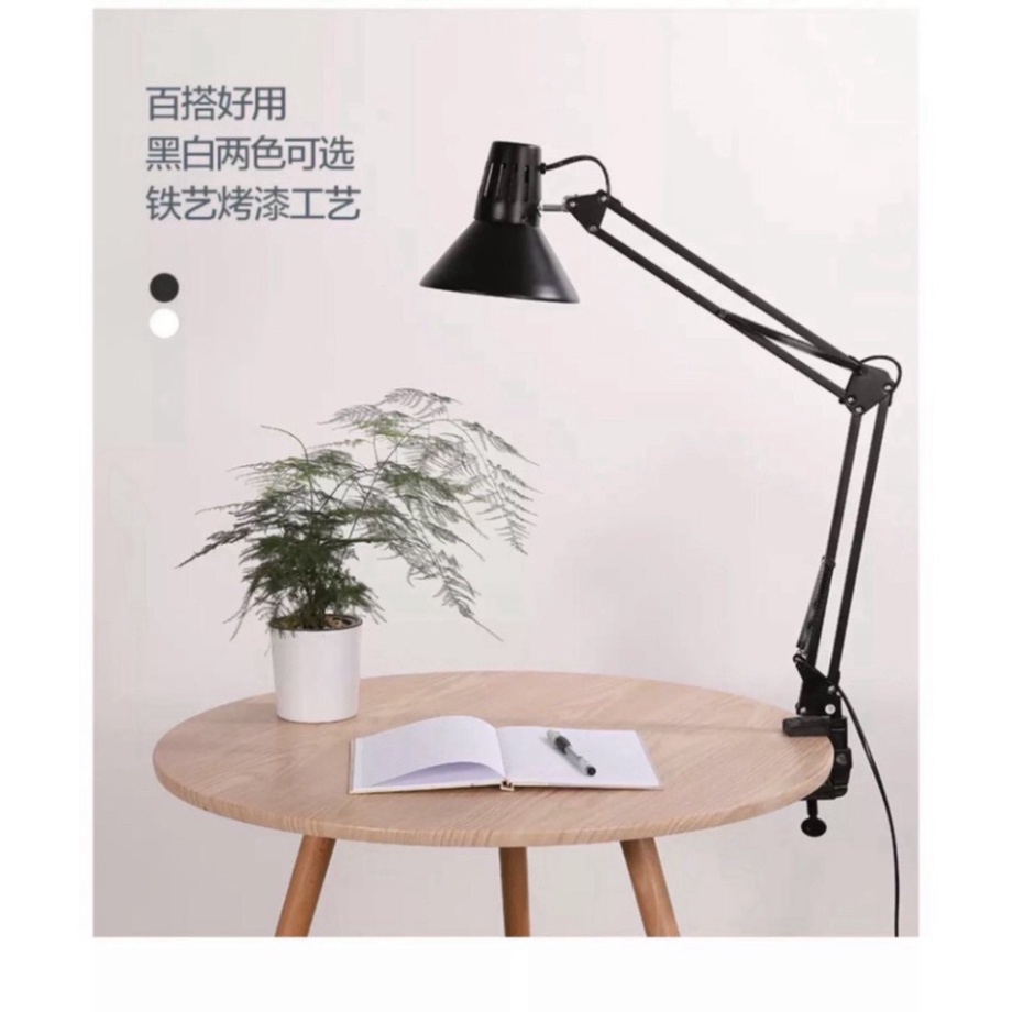 [Bảo Hành 12 Tháng] Đèn học để bàn chống cận đa năng, đèn học gấp gọn 2 trong 1 có đế và kẹp bàn cao cấp