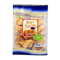 Bánh ngọt cuộn cắt lát vị trứng Marukin Thick Baukuchen 260g -  Thương Gia Trading