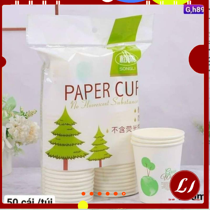 Set 10 CỐC , LY GIẤY tiện lợi dùng 1 lần, dày dặn