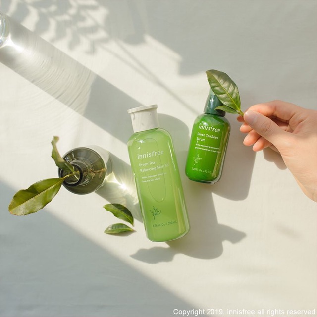 Nước hoa hồng Innisfree Green tea balancing skin EX