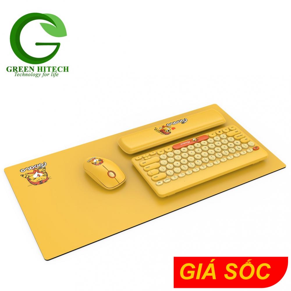 Combo Phím + Chuột Forder FD - LK586 (Gồm Phím + Chuột + Pad + Tay Đệm) Chính hãng BH 24 tháng 01 đổi 01