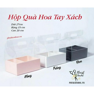 Hộp Quà Hoa Tay Xách Hàn Quốc