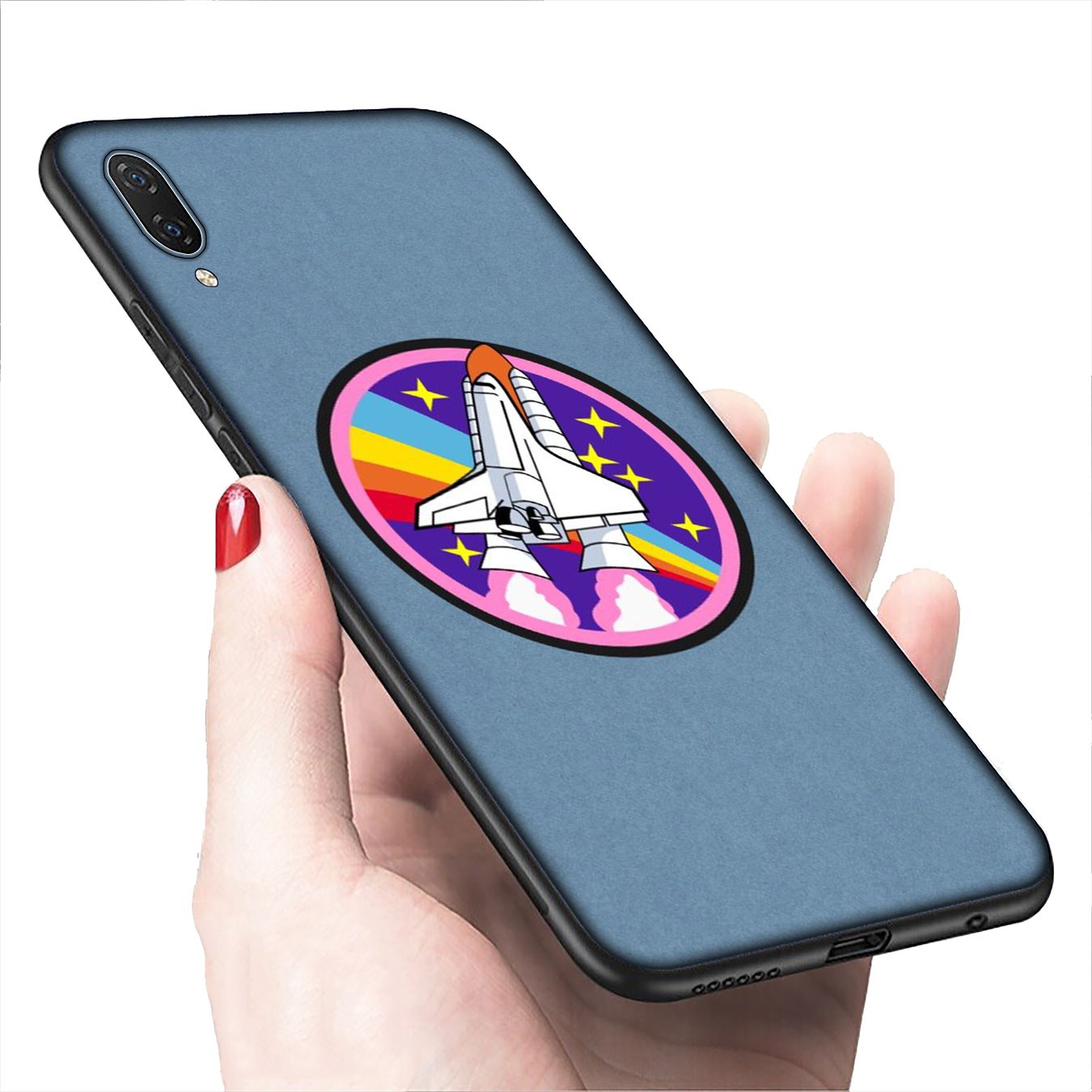 Soft Silicone iPhone 11 Pro XR X XS Max 7 8 6 6s Plus + Cover astronaut Nasa Phone Case