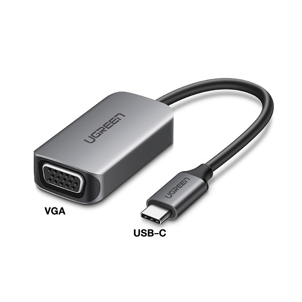 Cáp Chuyển USB C sang VGA Cao Cấp Ugreen 50316 (Vỏ nhôm) Chính Hãng