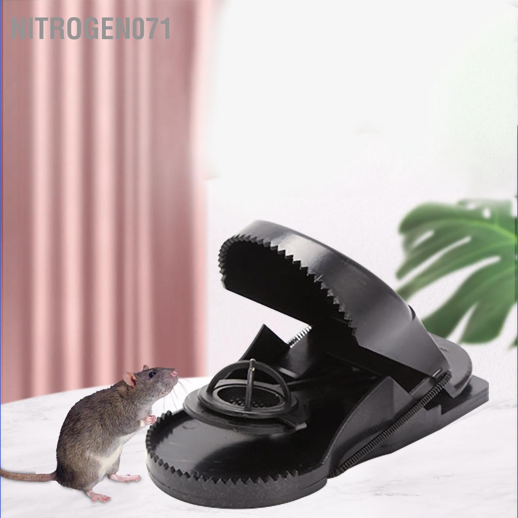 Dụng cụ bắt chuột bằng nhựa dày thiết kế nhiều răng có độ nhạy cao dành cho hộ gia đình