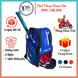 Balo đựng vợt tenis, cầu lông Wilson, Babolat, Head 7 ngăn, chống nước, có khoá kéo hàng cao cấp kèm quà tặng (Ảnh thật)