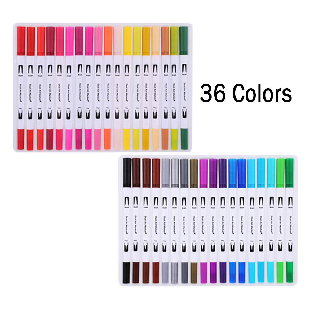 Set 36 cây bút lông có màu dùng để vẽ tranh chuyên dụng
