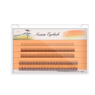 Lông mi giả chữ A, mi chùm đuôi cá, mi trụ gắn mi dưới (tặng kèm keo dán)