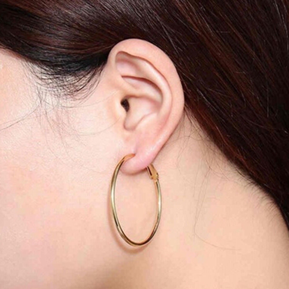 Khuyên Tai Dạng Vòng To Thời Trang Dành Cho Nữ