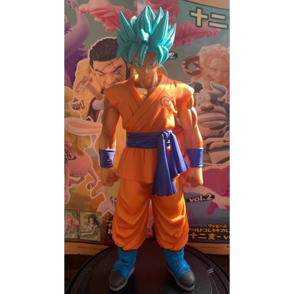 Mô hình Dragon Ball chính hãng Nhật Bản - Nhân vật Goku Blue MSP cực đẹp
