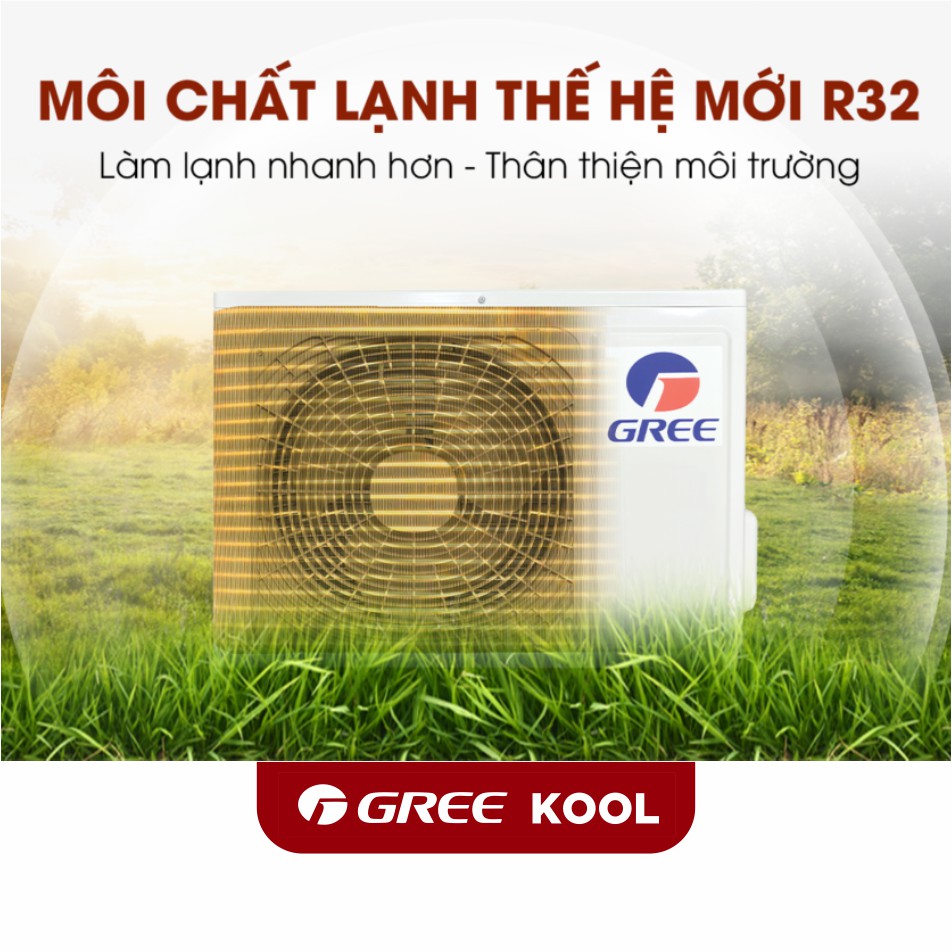 Máy Lạnh GREE KOLL 1.5 HP - Phù Hợp Phòng 15m2 Đến 20m2