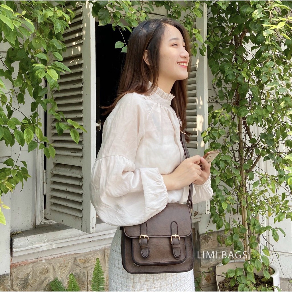 Túi Đeo Chéo Nữ Mini Vintage Da đi chơi thời trang Ulzzang dễ thương cá tính nhỏ xinh Hàn Quốc STU Limi bags