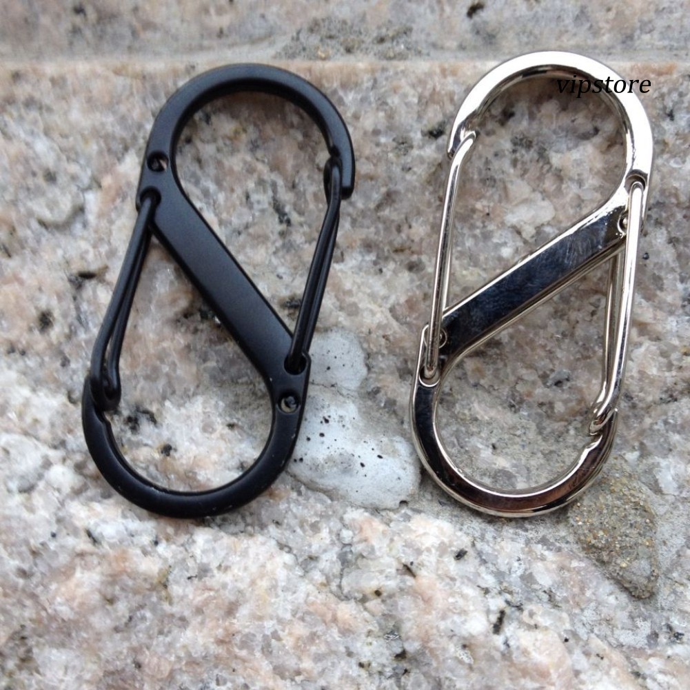 8 Shape Buckle Keychain Outdoor Camping Climbing Fast Hanging Hook Carabiner