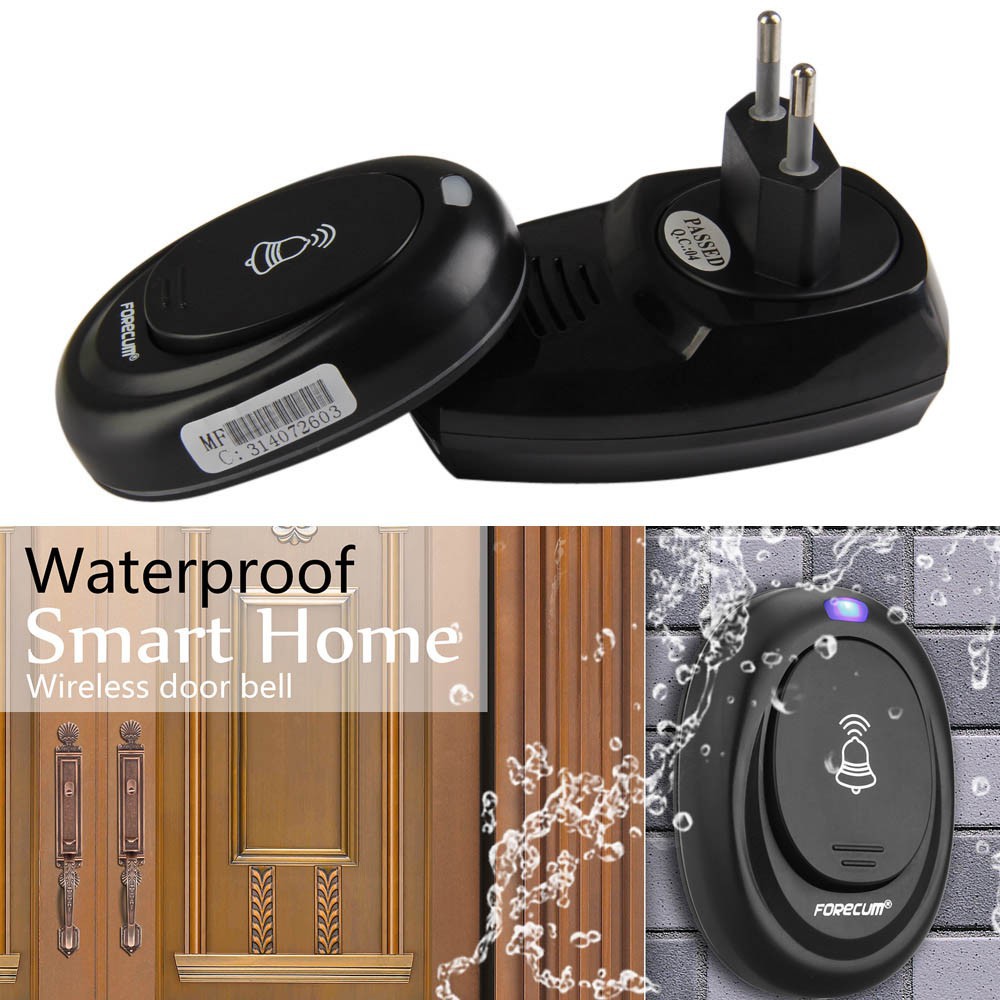 Chuông gắn cửa điều khiển từ xa tích hợp 36 bài hát và đèn LED | BigBuy360 - bigbuy360.vn