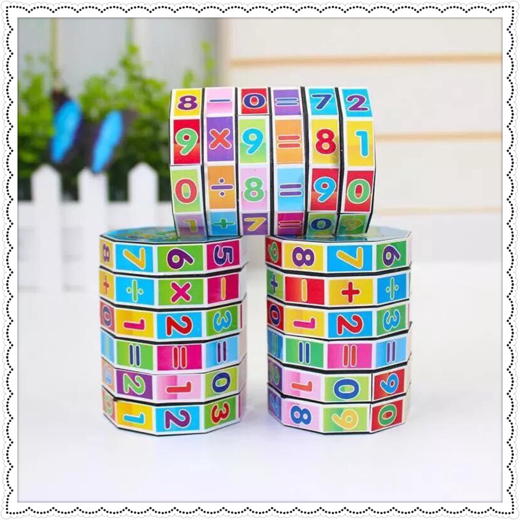 Rubic toàn học thông minh giúp bé tập làm phép tính