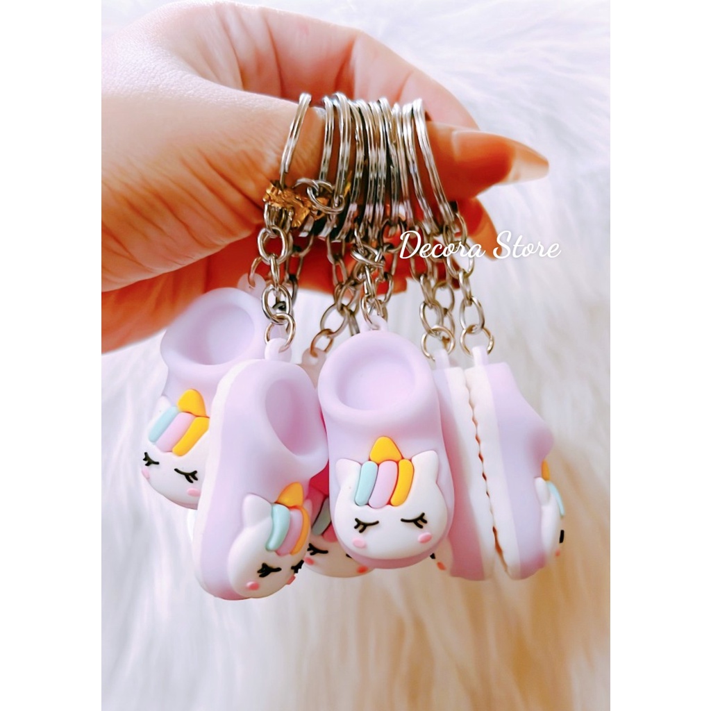 Móc Khóa Chiếc Dép Hình Ngựa Pony Xinh Xắn - Mã 042
