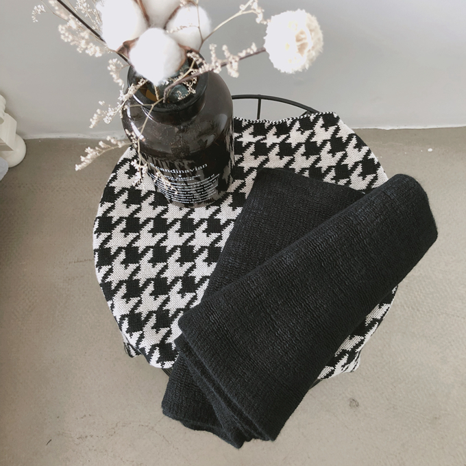 Khăn Choàng Cổ IFNICEFUTURE Màu Trơn Phong Cách Hàn Quốc Thời Trang Nam Nữ