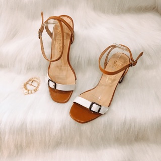 GIÀY SANDAL GÓT 5 PHÂN QUAI NGANG
