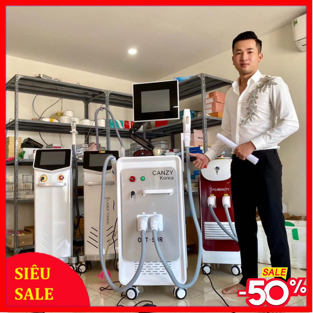 ( Bảo Hành 12 Tháng ) Máy Triệt Lông &amp; Laser Korea, Máy Triệt Lông 2in1
