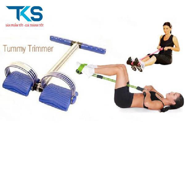 Dây kéo đàn hồi lò xo thép siêu bền Tummy trimmer dụng cụ thể dục tập gym cơ bụng tay eo lưng tại nhà tiện dụng