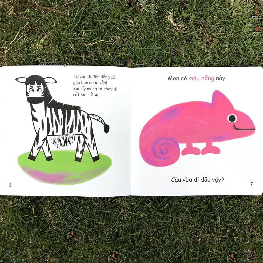 Sách - Ehon Màu sắc - Bộ 4 quyển (dành cho trẻ từ 0-6 tuổi)