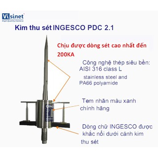 Kim thu sét Ingesco PDC 2.1